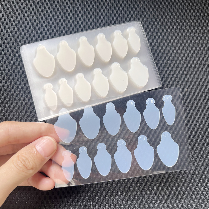 False Nails 2050 sheet French Tips Dual Form Nail Silicone Guide Pad for Silicon pad mold Manicure in dual form 230909