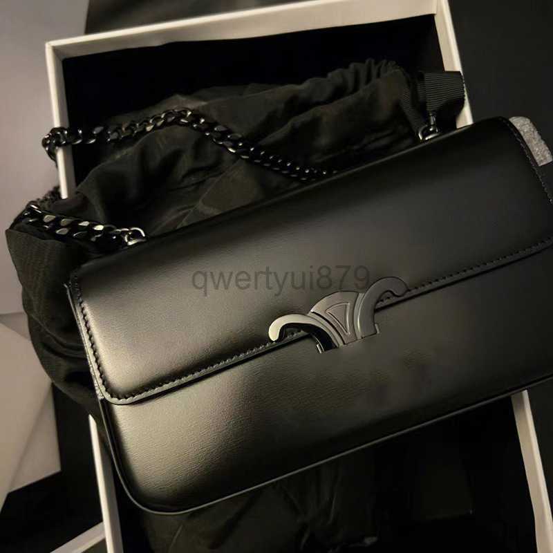 Shoulder Bags Black designmer bag Chain Triumphal Bag 2023 New Autumn/Winter Junior High Quality Underarm Bag Shoulder Handbag tote bagqwertyui879