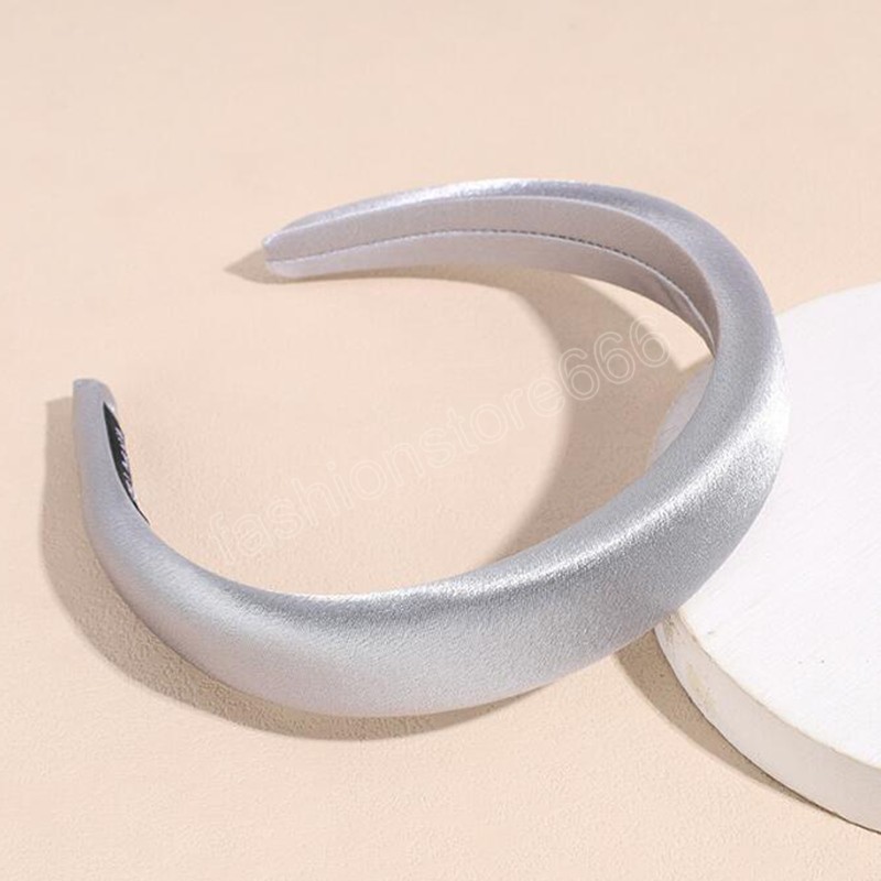 New Fashion Headband For Women Top Quality Solid Color Hairband Soft Sponge Turban Autumn Hair Accessories