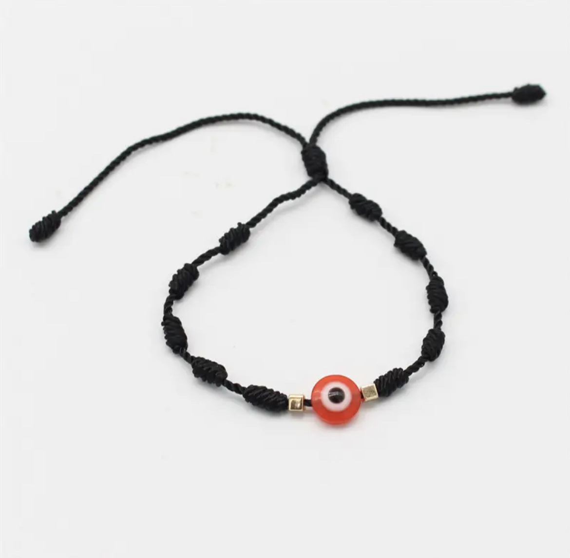 Turkish Blue Evil Eye Bracelets Women Men Couples Handmade Braided Lucky Red tie a knot Rope Bracelet