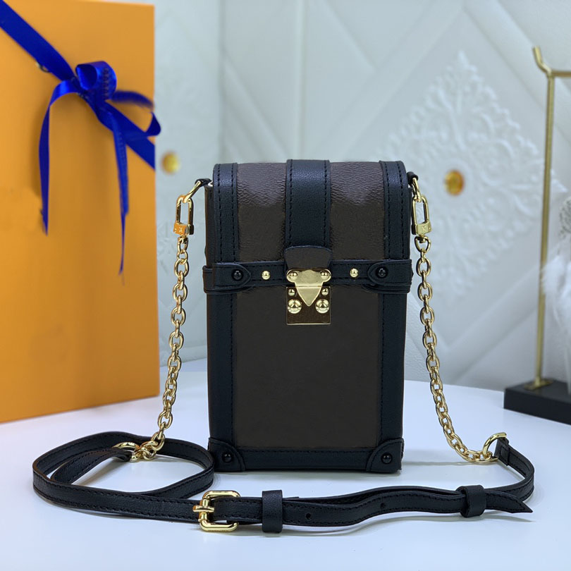 Designer Crossbody Body Women Brand Mini Purse avec chaîne Single Spower Carte Handder Mobile Phone Mobile Phone Small Presbya Evening Sac Fashio