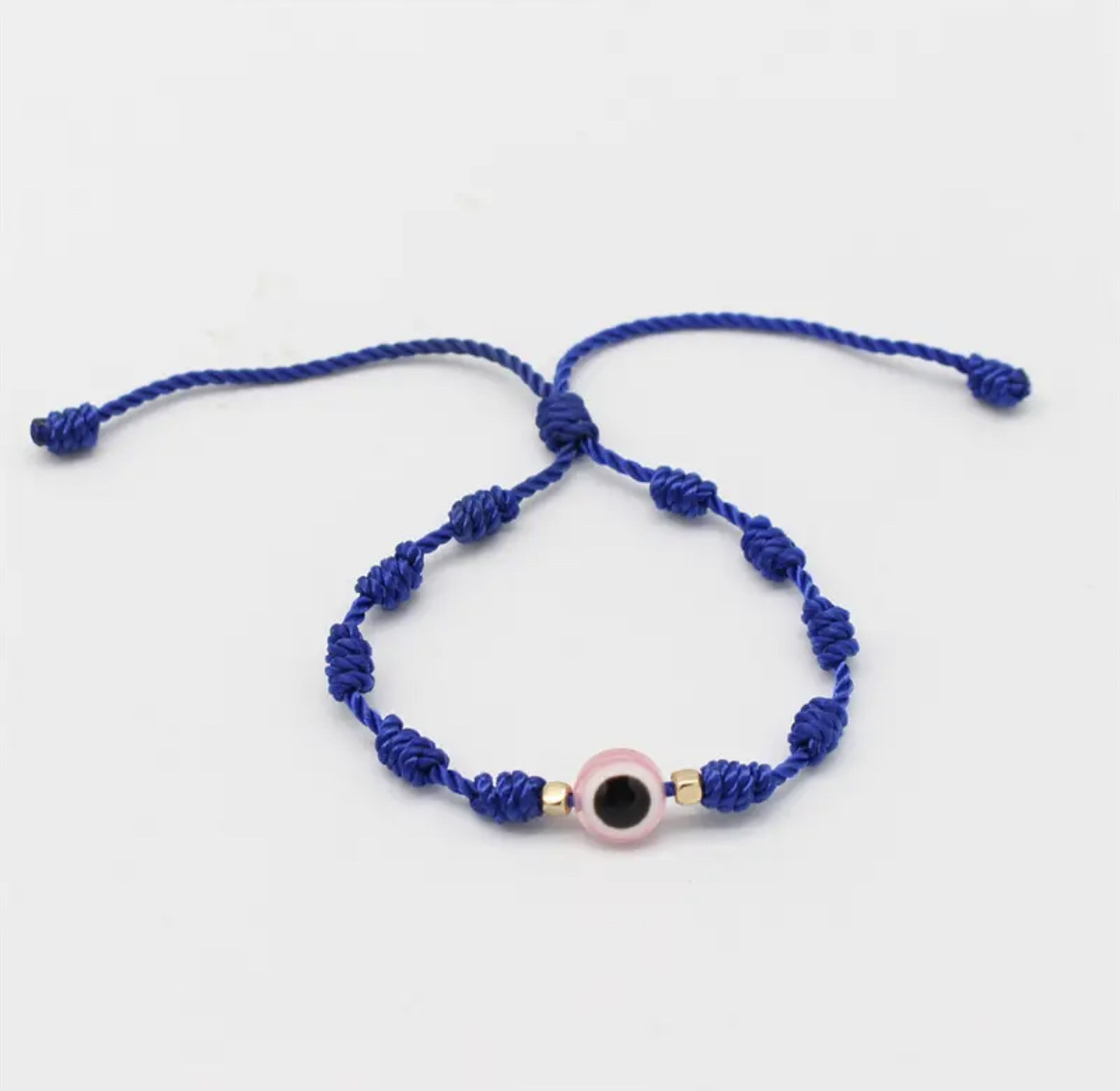 Turkish Blue Evil Eye Bracelets Women Men Couples Handmade Braided Lucky Red tie a knot Rope Bracelet