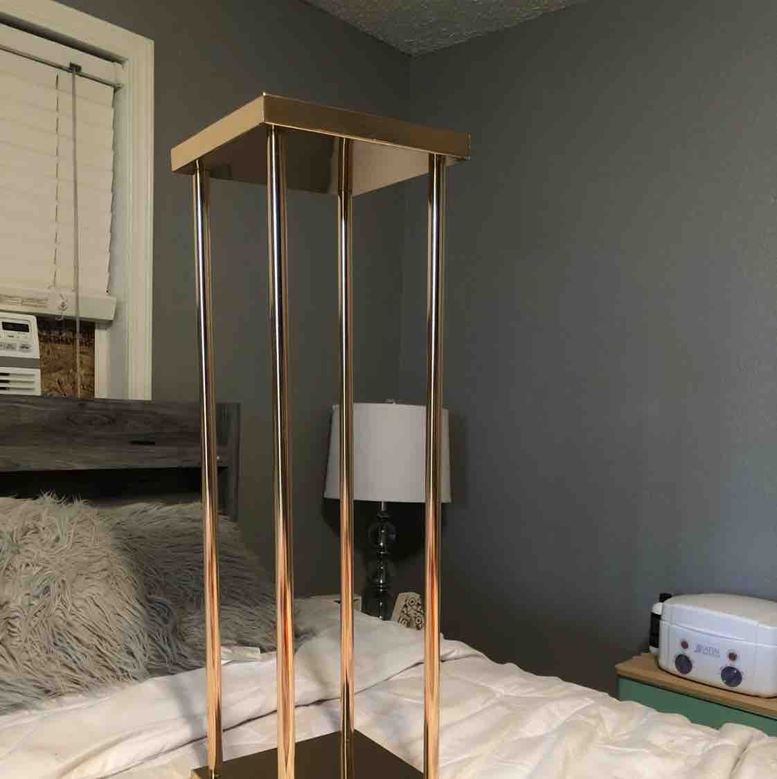 Party Decoration 10PCS Tall Flower Stand Gold Display Rack Metal Iron Column Floor Vase For Wedding Table Centerpieces ZZ