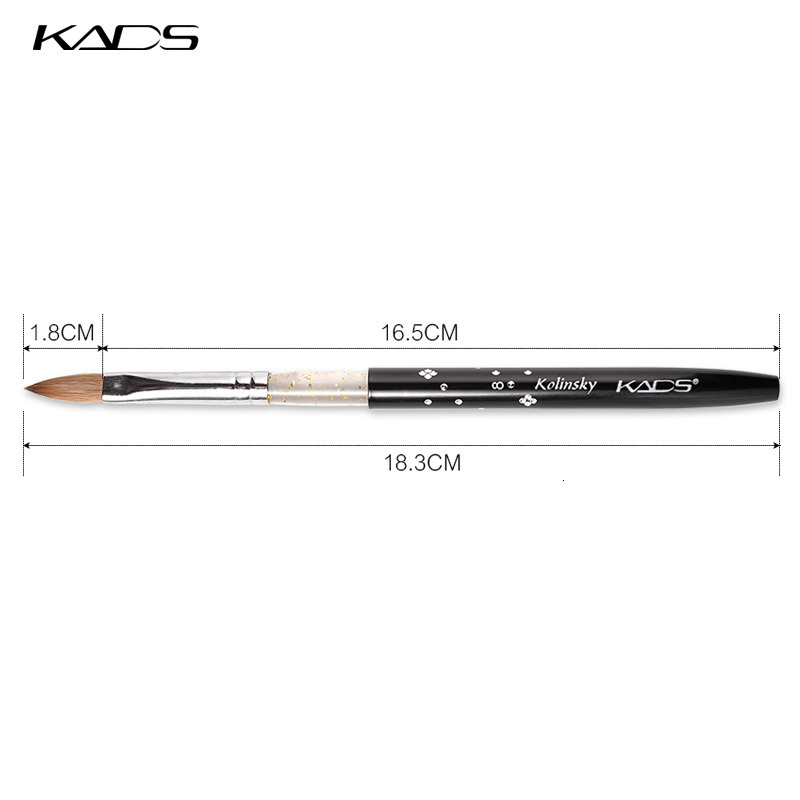 Nail Brushes 5pcspack Black size 8 Acrylic Brush Polish Tools For Gel DIY Drawing Painting Pen 230909