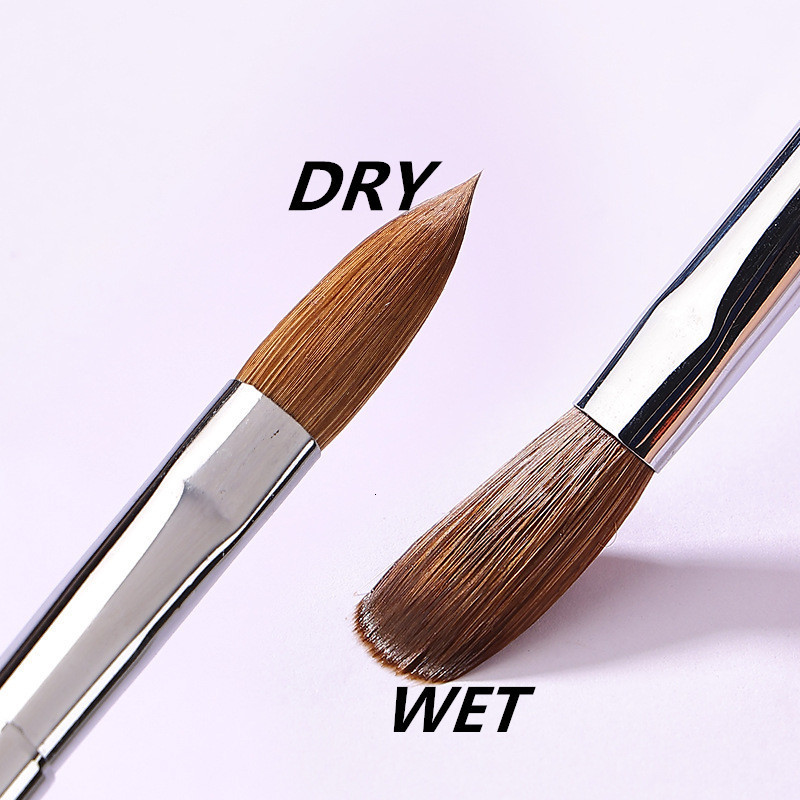 Nail Brushes Kolinsky Acrylic Brush Set 3D Pure Handmade For Application Art 230909