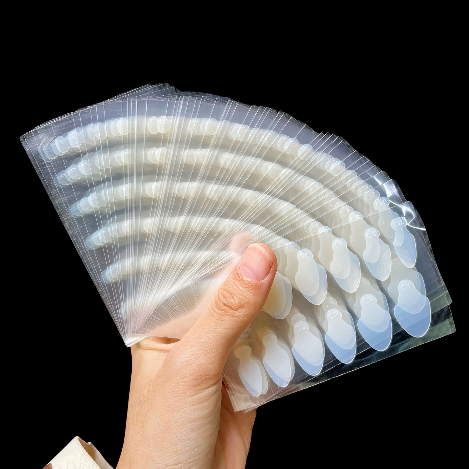False Nails 2050 sheet French Tips Dual Form Nail Silicone Guide Pad for Silicon pad mold Manicure in dual form 230909