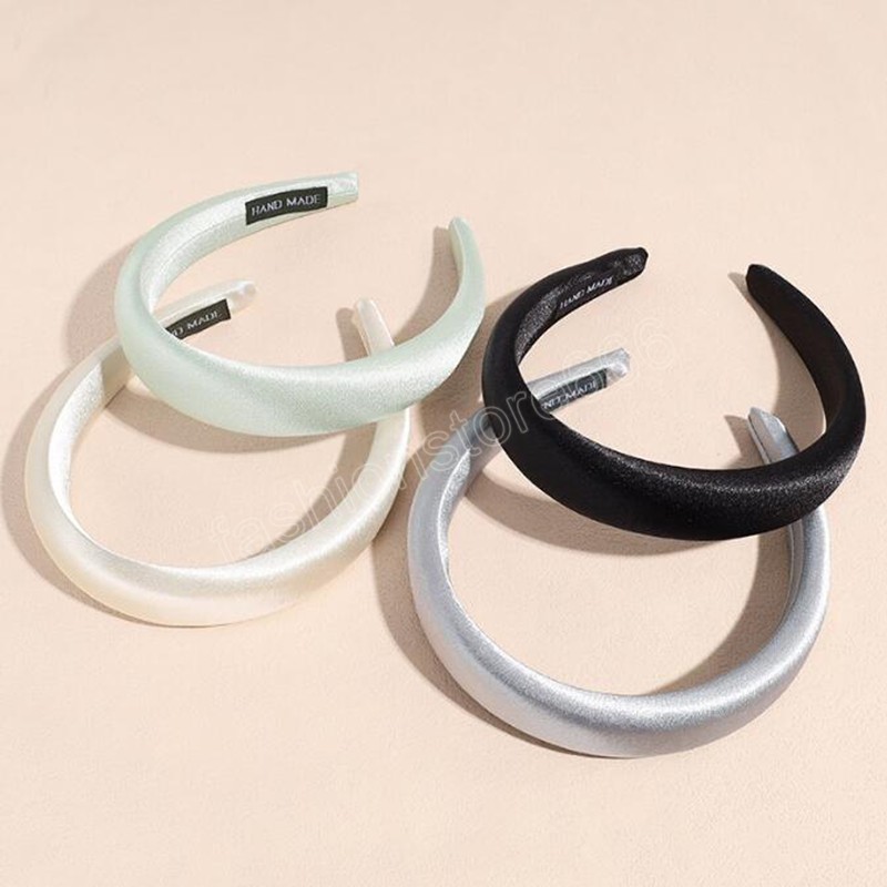 New Fashion Headband For Women Top Quality Solid Color Hairband Soft Sponge Turban Autumn Hair Accessories