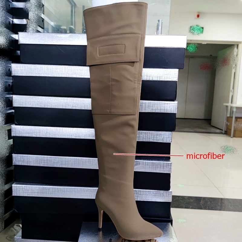 Boots printed camouflage boots over the knee high thin heels shoe's long casual pointed toe motorcycle woman dh2334238