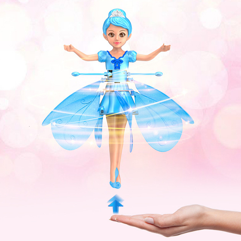 Intelligence toys Magic Flying Fairy Princess Doll Sky Dancers Infrared Induction Control Toy Toys for Girls 230911
