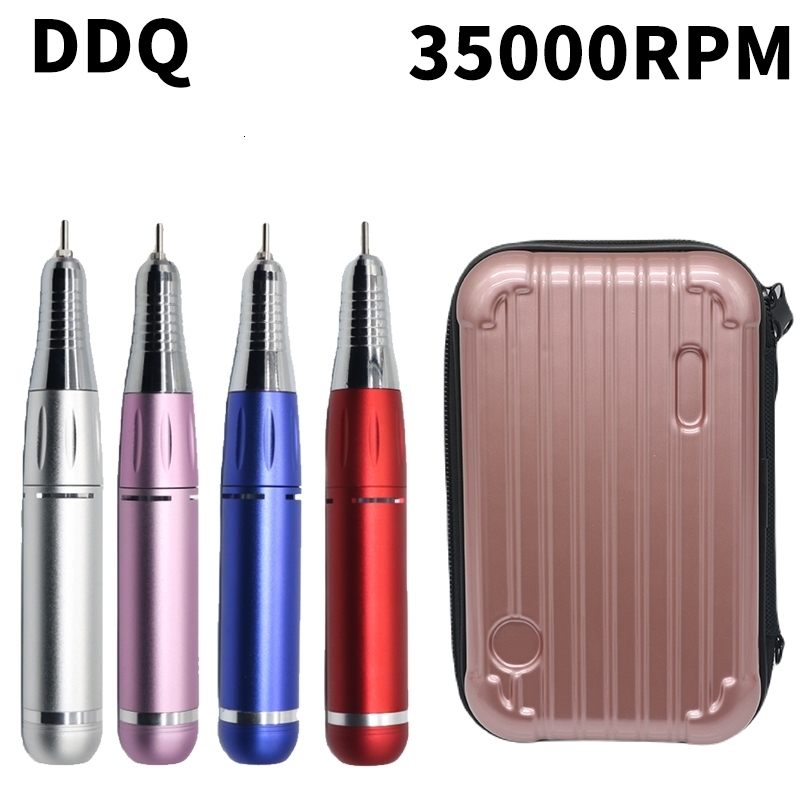 Nail Manicure Set 35000RPM Electric Machine USB Drill For Acrylic Gel Polish Professional Efile Milling Files Salon Tool 230909
