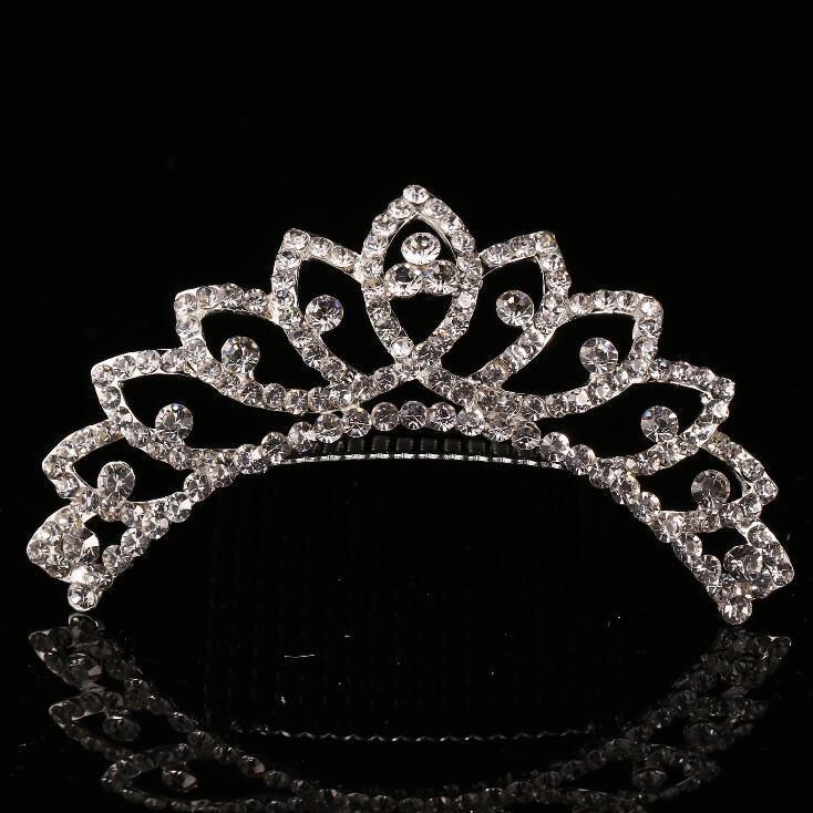 Wedding Tiara Crystal Bridal Tiara Crown Silver Color Tiaras Wedding Accessories Headpieces ZZ
