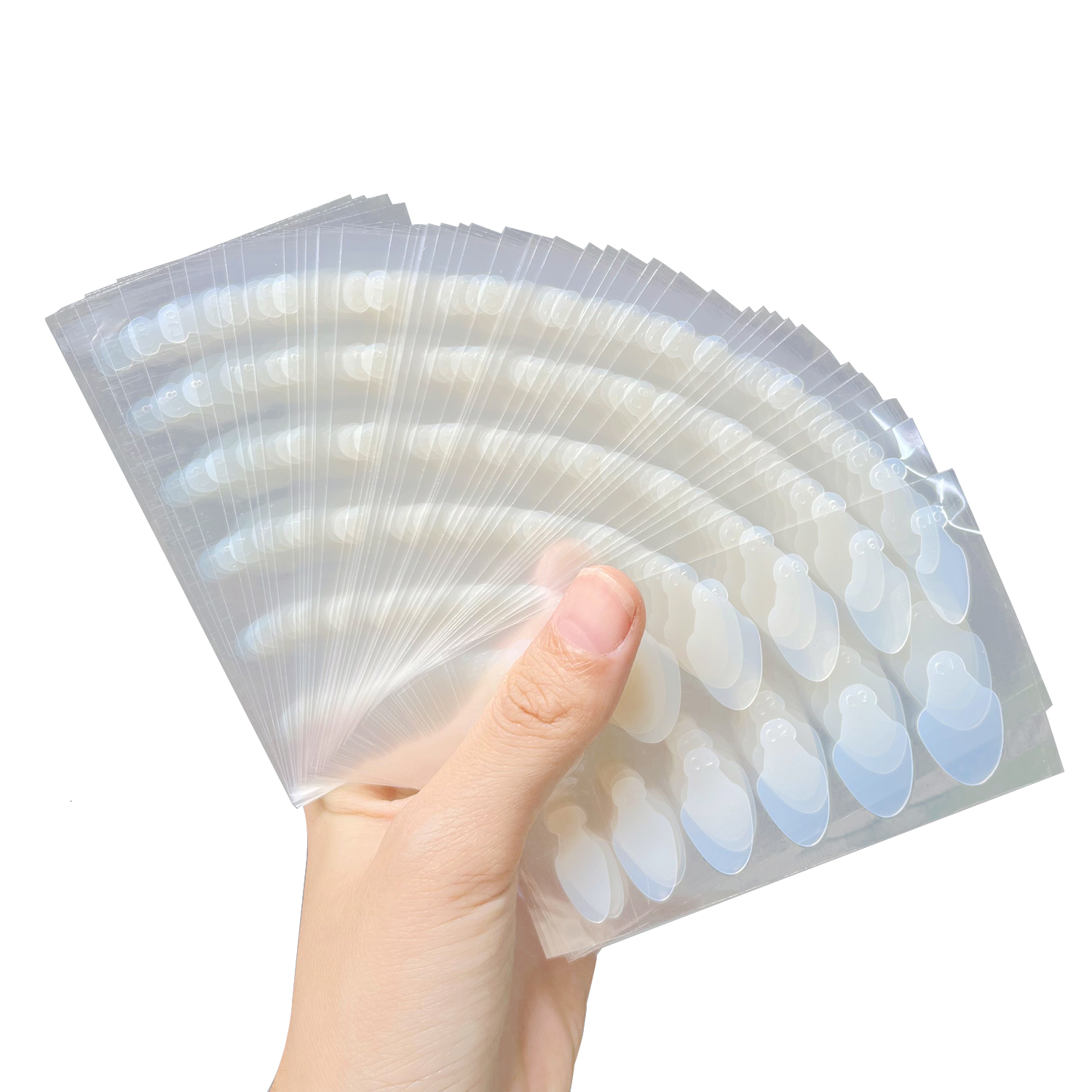 False Nails 2050 sheet French Tips Dual Form Nail Silicone Guide Pad for Silicon pad mold Manicure in dual form 230909