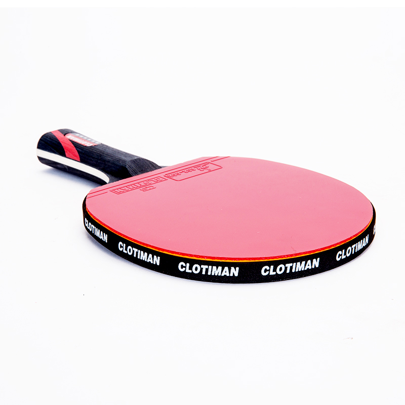 Table Tennis Raquets High quality carbon bat table tennis racket with rubber pingpong paddle short handle rackt long offensive 230911