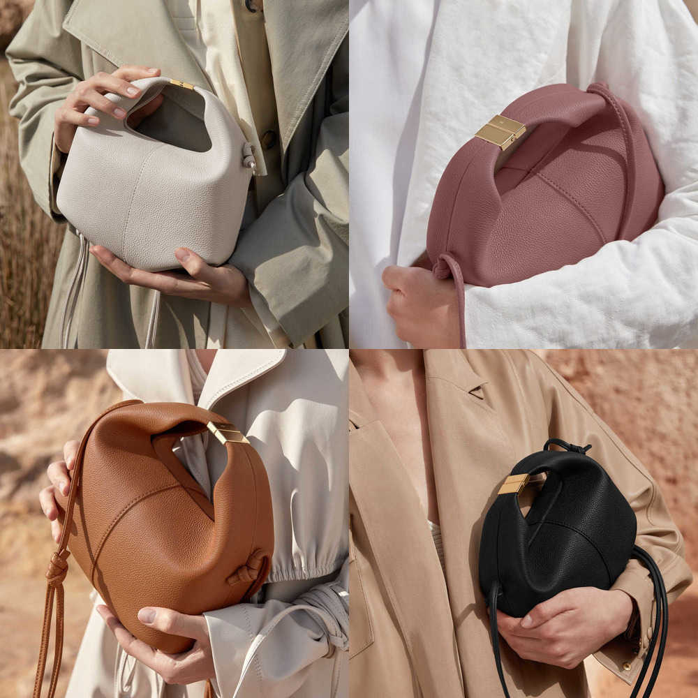 Shoulder Bags Pollen Designer Paris Haute Couture Ladies Saddle Armpit Bag Crossbody bag Messenger Leather Bag Purse Ladies Clutch bento bag