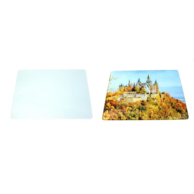 DIY Blank Cheese Chopping Blocks Sublimation Rectangle Glass Tempered Cutting Board 28.5*20CM