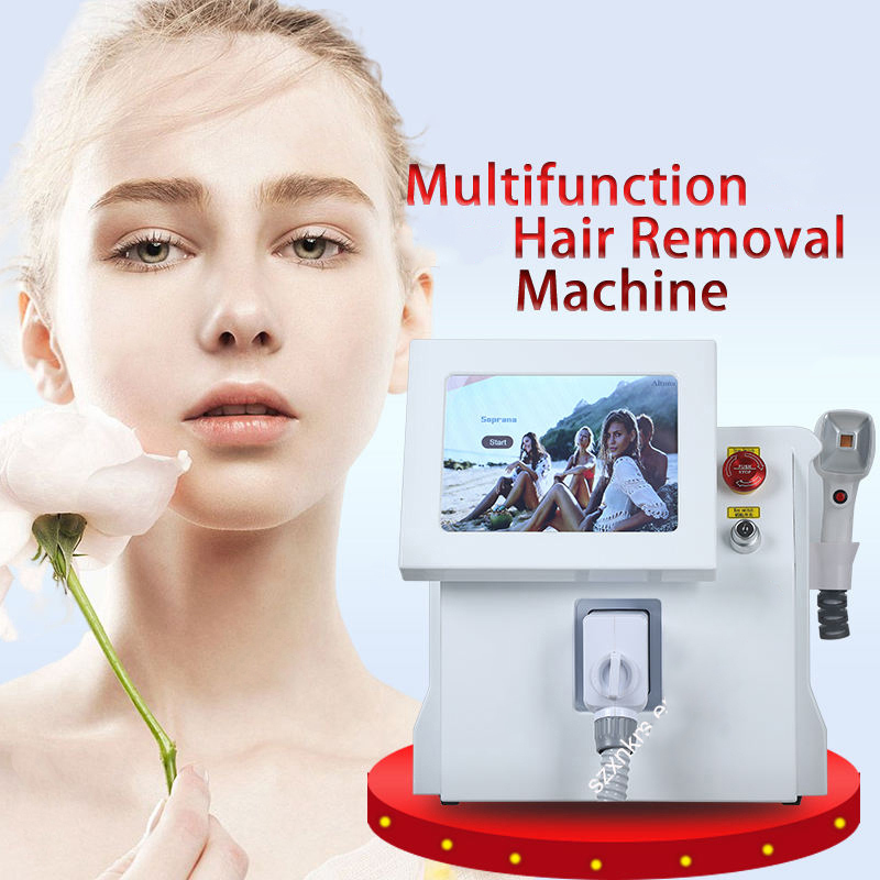 Newest Laser 3 Wavelength 755 808 1064nm Portable Painless 808 Diode Laser Hair Removal Permanent Beauty Equipment With CE