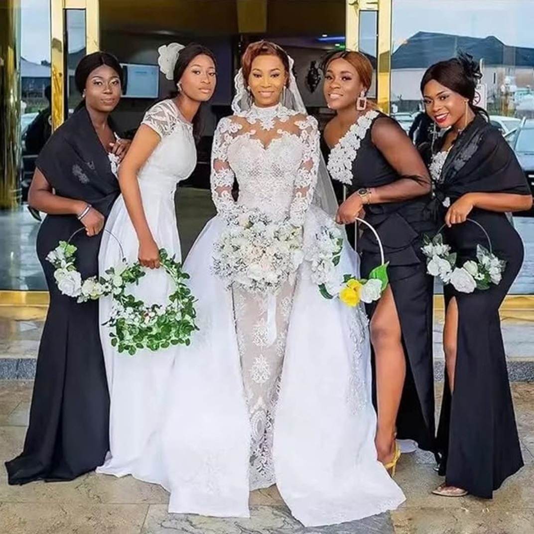 Bohemian A Line Chiffon Wedding Dresses 2023 V Neck Long Sleeve Lace Applique Backless For Women Bridal Gown Vestidos De Novia 02