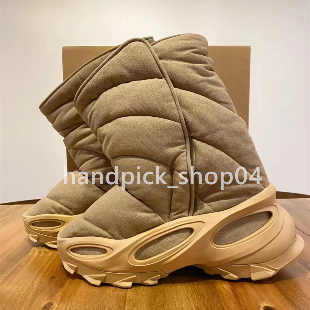 Designer Boots NSLTD Booties Men Women Shoes Knit RNR Boot Sulfer Khaki Half Knee Thigh-High Snow Bootes Waterproof Slip-on Mens Fashion Warm Winter Sneakers Eur 36-47