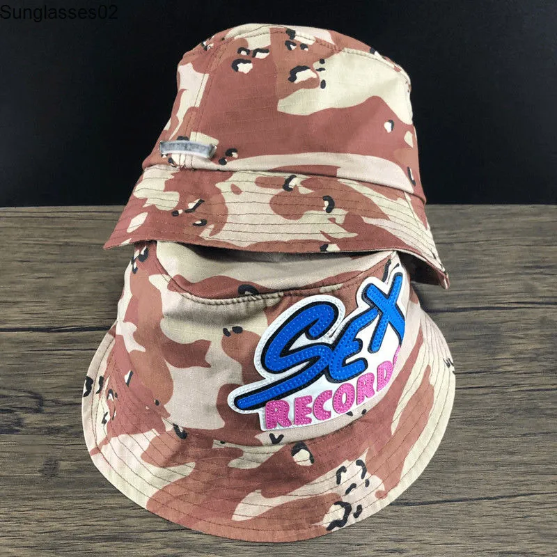 Exclusive Fisherman Hat Mattyboy Bucket Sex Records Casual Camouflage Basin Hats