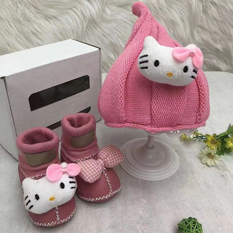 Toddler Newborn kids shoes hats sets australia prewalker baby boots Australie shoe