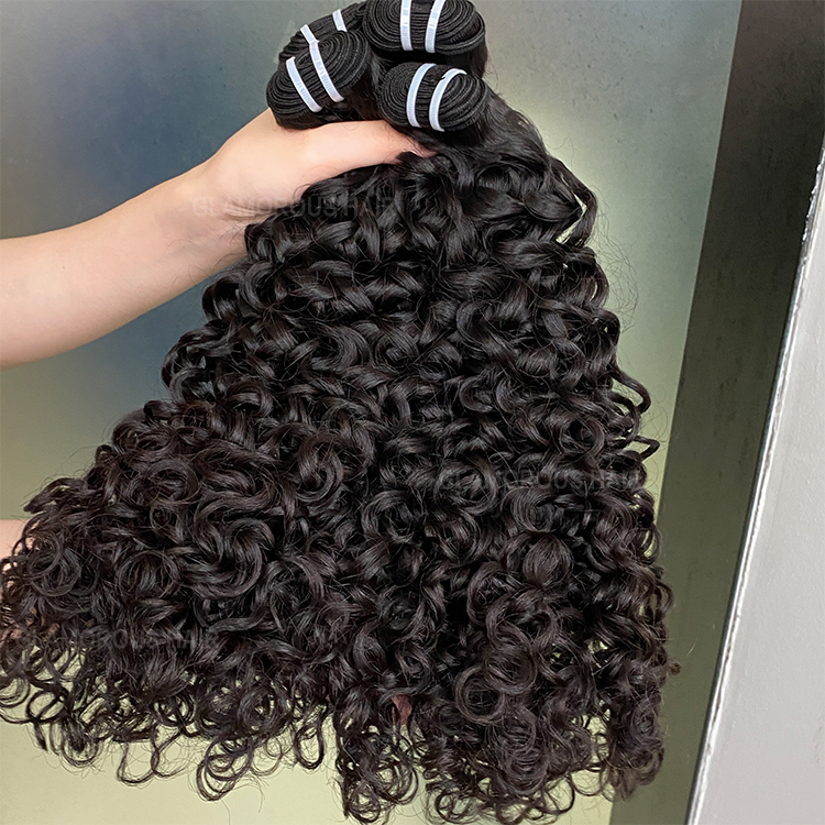 High Quality Water Wave 100% Raw Human Hair Bundles 3 Pieces Fashion Peruvian Indain Cambodian Brazilian Raw Remy Virgin Hair Extensions