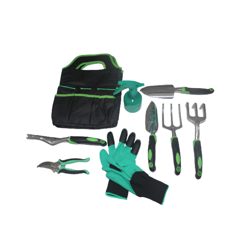 horticultural Set Garden Tools 9-piece Set Aluminum Alloy Garden Tools Set Bicolor Handle Flower Spade