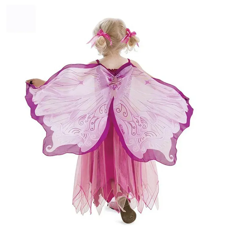 Cape Children Halloween Butterfly Fairy Angel Children's Day Christmas Wings Stage Play Show Props 0912 's - view 3