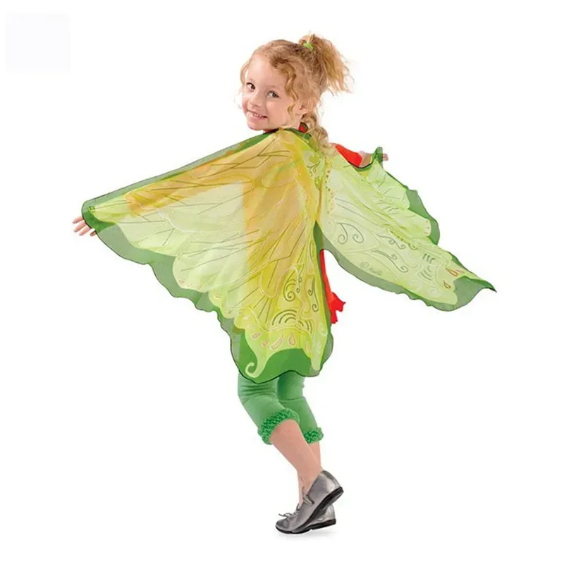 Cape Children Halloween Butterfly Fairy Angel Children's Day Christmas Wings Stage Play Show Props 0912 's - view 7