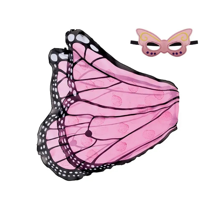 Cape Children Halloween Butterfly Fairy Angel Children's Day Christmas Wings Stage Play Show Props 0912 's - view 9