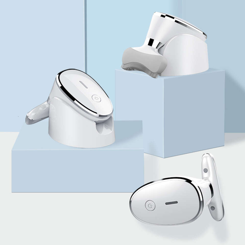 EMS Face Neck Lifting Anti Wrinkle Massage Machine U Shape Head Vibration Heating Massaging Beauty Device Home Use Maquina De Masaje De Cuello EMS