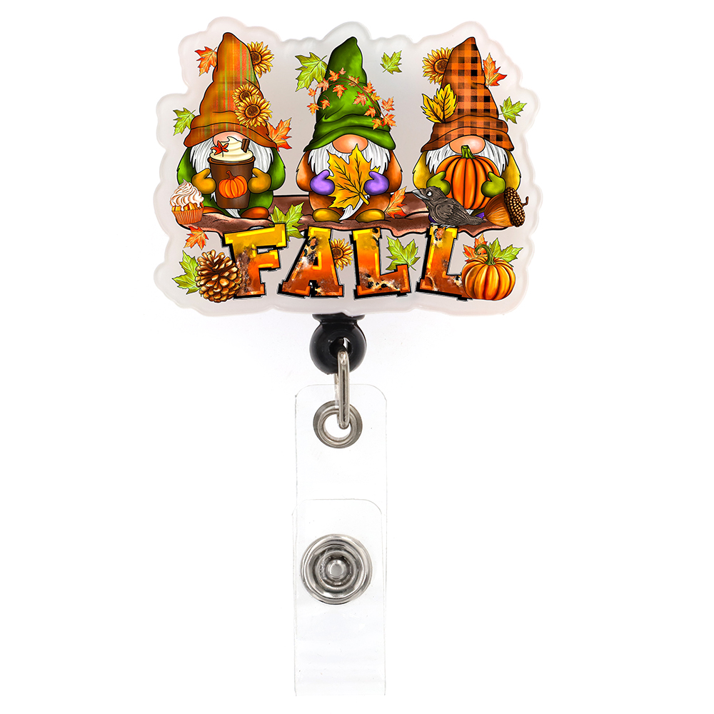 5 Pcs/Lot Fashion Key Rings Mix Medical Series Scrub Life ER Nurse Thanksgiving Christmas Halloween Acrylic Badge Reel For Nurse Doctor Holiday Access