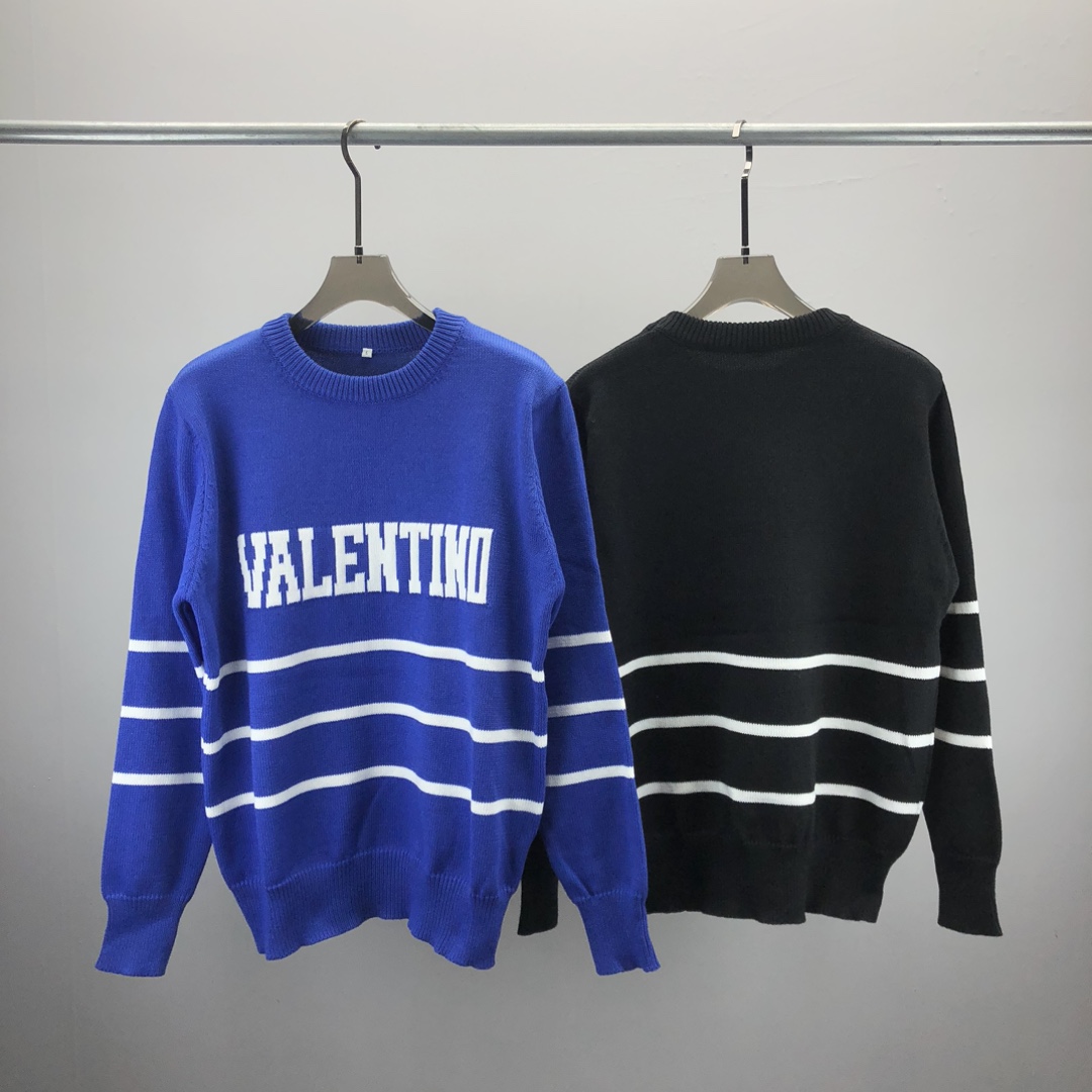 New wholesale men's sweater sweatshirt letter jacquard loose long-sleeved sweater jumper casual crew-neck loose printed autumn and winter shirt Aa18