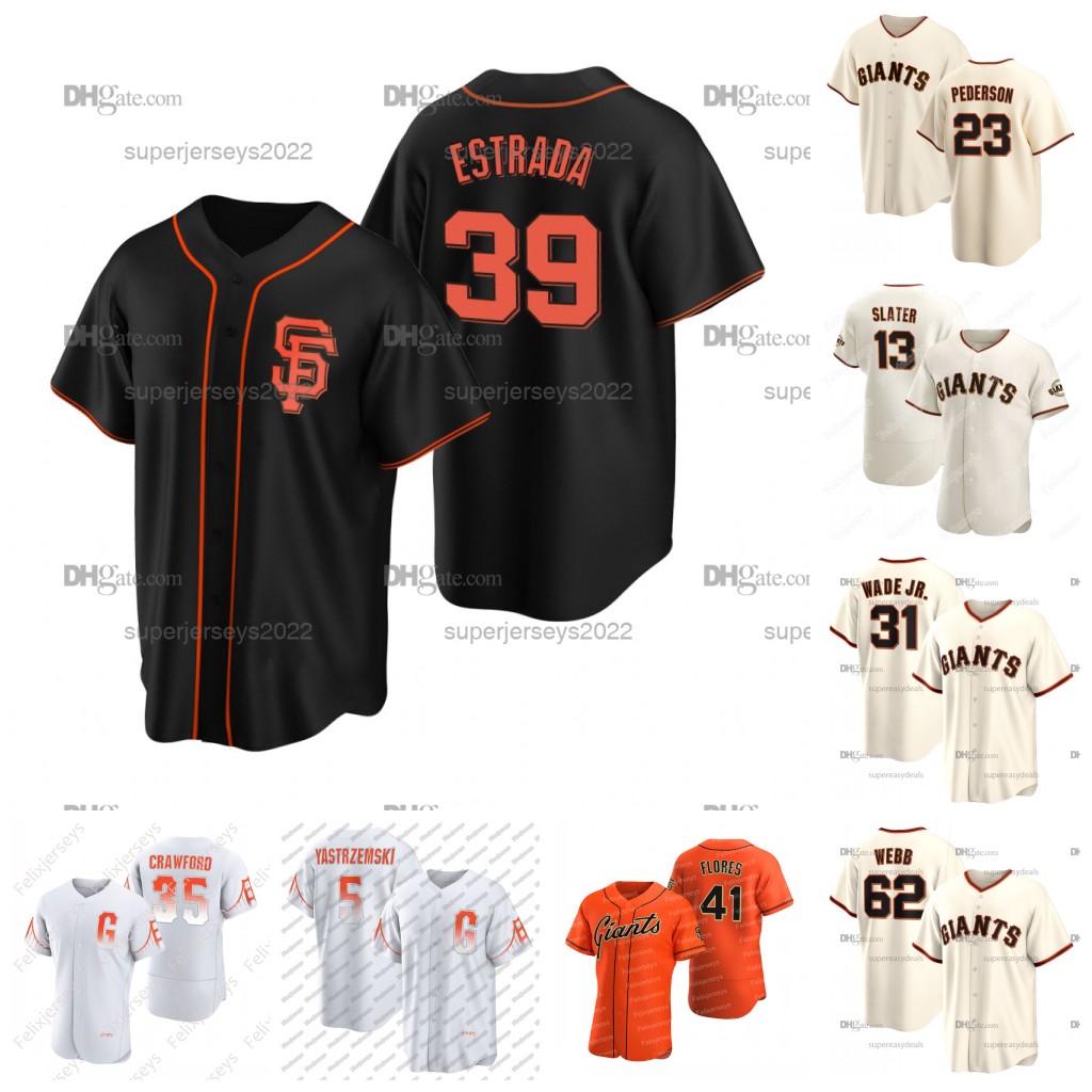 39 Thairo Estrada Davis Giants Jerseys LaMonte Wade Jr. Wilmer Flores Logan Webb Paul DeJong Brandon Crawford Mitch Haniger Mike Yastrzemski Joc Pederson