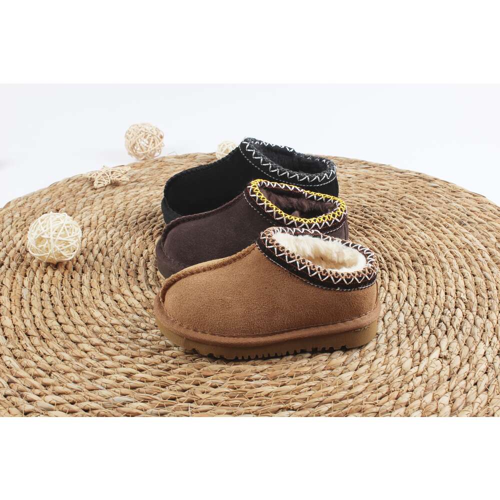 Toddler Tasman Ii Slippers Kids Tazz Baby Shoes Chesut Fur Slides Sheepskin Shearling Classic Ultra Mini Boot Winter Mules Wool ggt