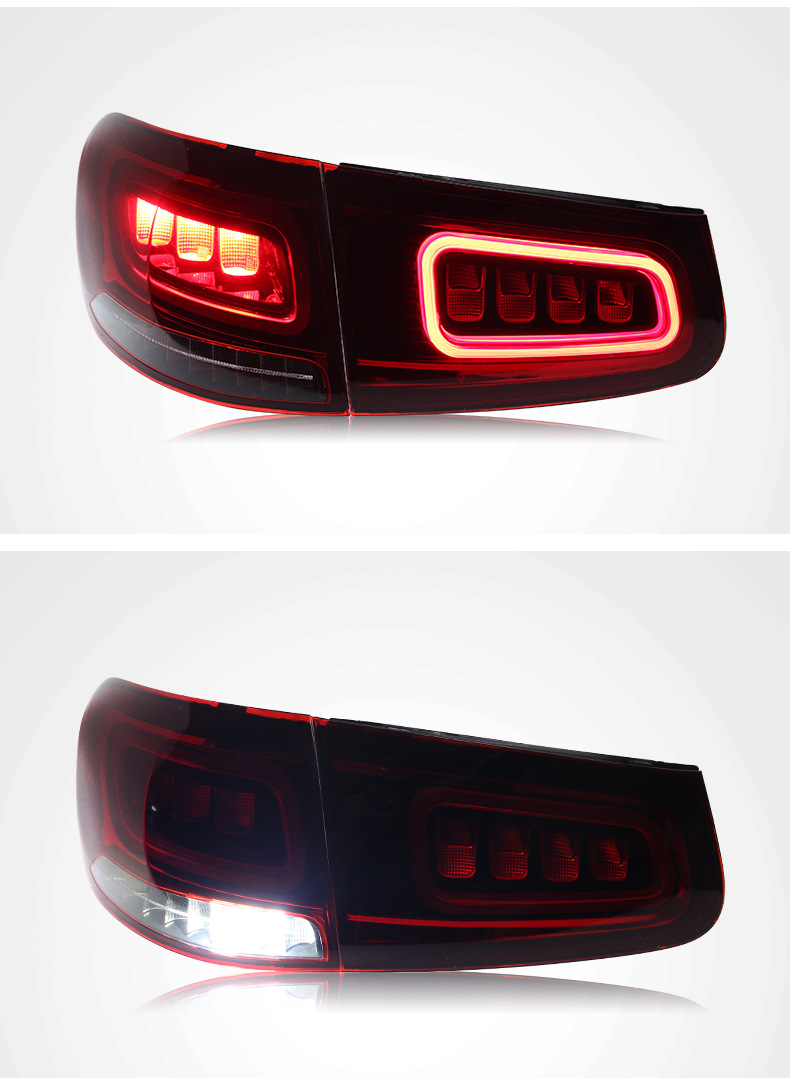 Car Tail Lights For BENZ GLC 20 16-20 19 Upgrade Taillight LED Driving Lights Brake Streamer Turn Lights Rear Reverse