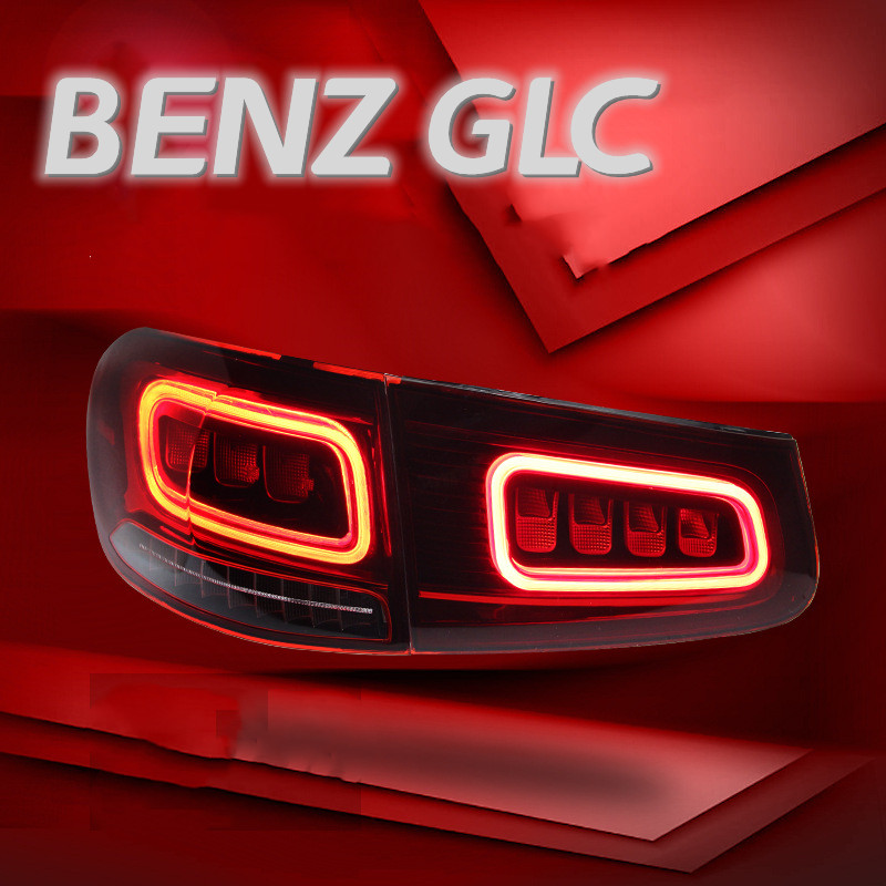 Car Tail Lights For BENZ GLC 20 16-20 19 Upgrade Taillight LED Driving Lights Brake Streamer Turn Lights Rear Reverse