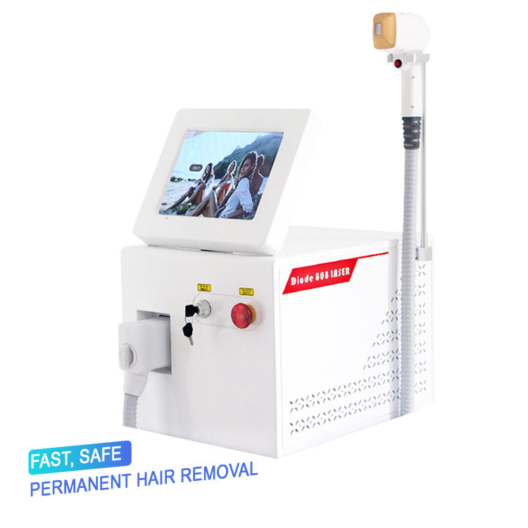 Professional Portable Hair Removal Depilation 808 Diode Laser Instrument Skin Care Smoothing Whitening Equipment Logo Customized