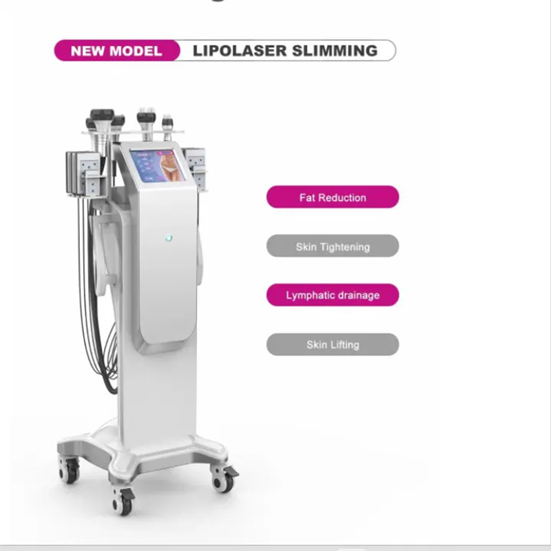 Professional 6 in 1 Radiofrequency Ultrasonic 40k 80k Cavitation Body Slimming Manufacture Lipocavitation Instrument Cellulite Reduction Machine