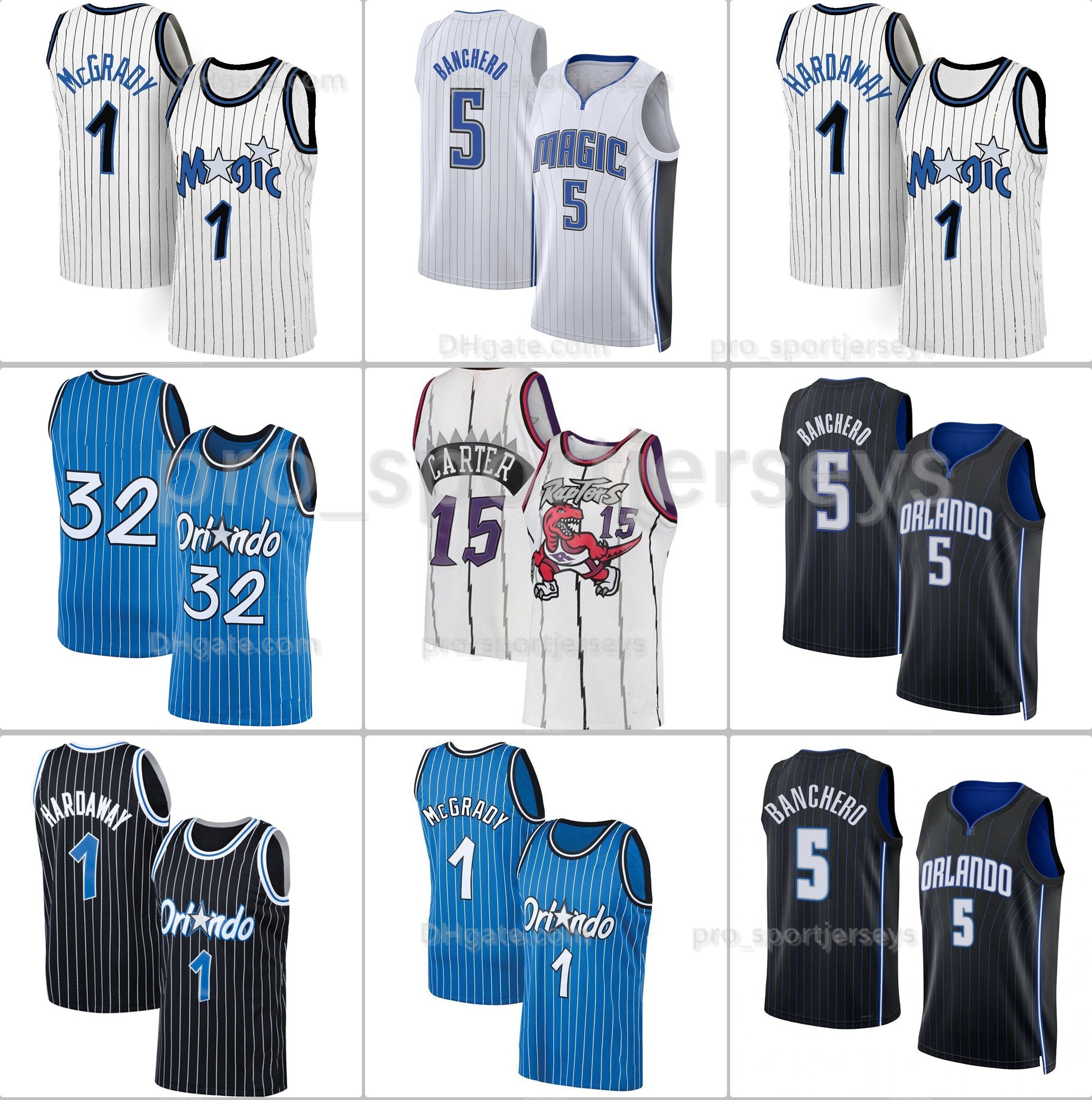 Paolo Banchero Vince Carter Penny Hardaway Basketball Jersey Tracy Mcgrady Purple Blue Black