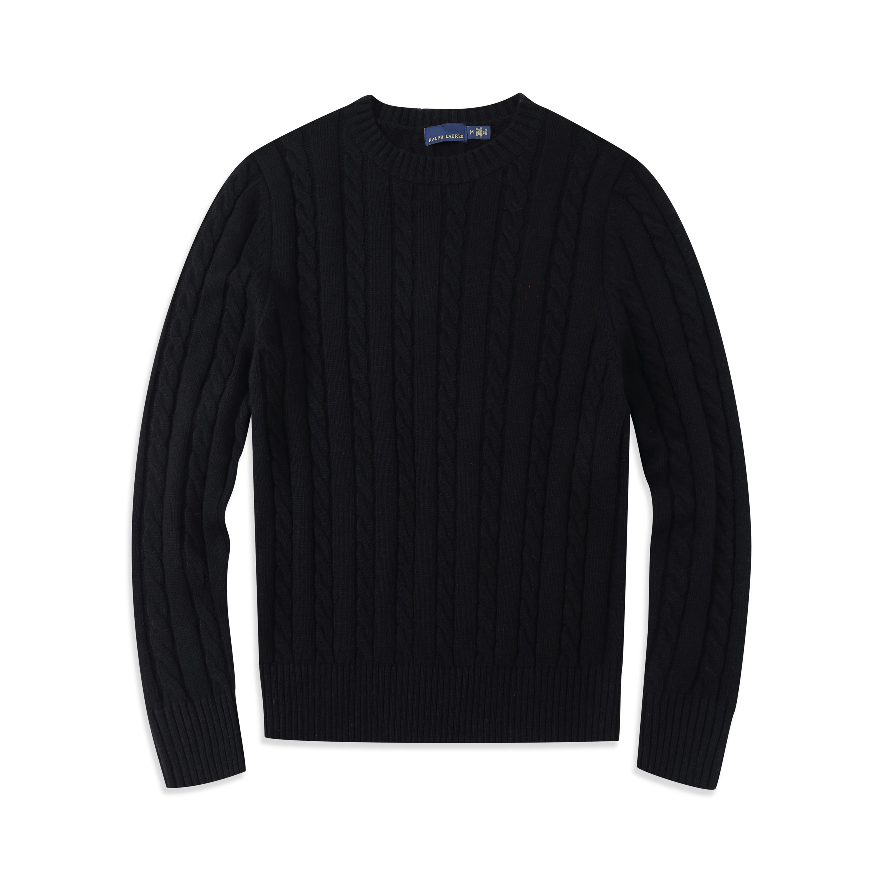 Small Horse Embroidered Men's Sweaters Mens Sweater Men Sweaters High Quality Casual Round Long Sleeve