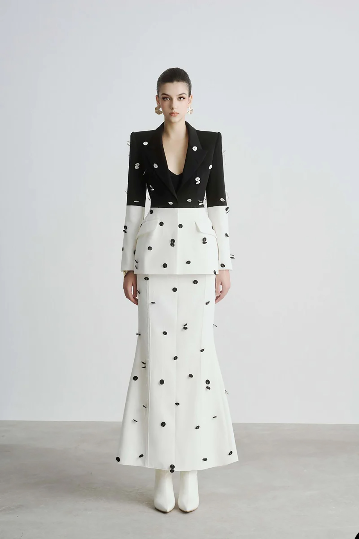 Fashion Mother Of The Bride Dress Suits Sequins Women Formal Party Prom Evening Wear 2 Pieces Summer Skirts Sets