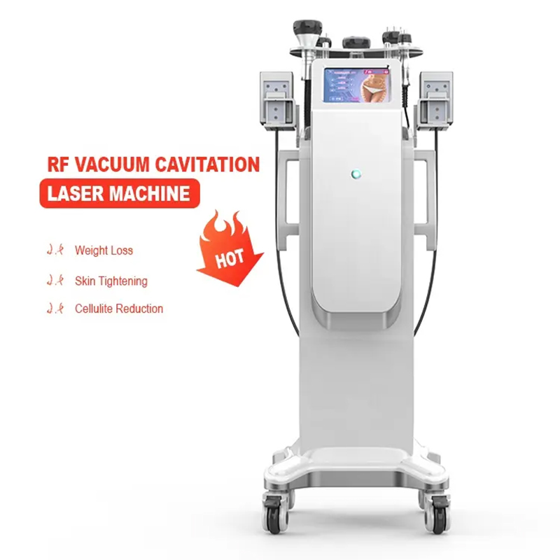 Professional 6 in 1 Radiofrequency Ultrasonic 40k 80k Cavitation Body Slimming Manufacture Lipocavitation Instrument Cellulite Reduction Machine