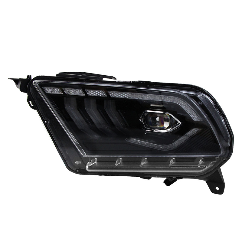Auto Headlights LED Lens Front Lamp For Ford Mustang 2010-2014 Streamer Turn Signal Headlamp Assembly