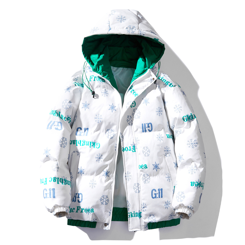 Men's Down Parkas Mens Parka Hooded Windproof Winter Bubble Coat Male Streetwear Oversize Cotton Padded Quilted Jacket Casual Outwear Y2k Clothes