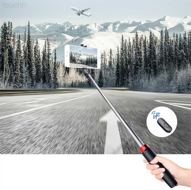 Selfie Monopods New Bluetooth Selfie Stick Integrated Selfie Stick Phone Universal Video Live Y9 Tripod Selfie Stick dhl free L230913