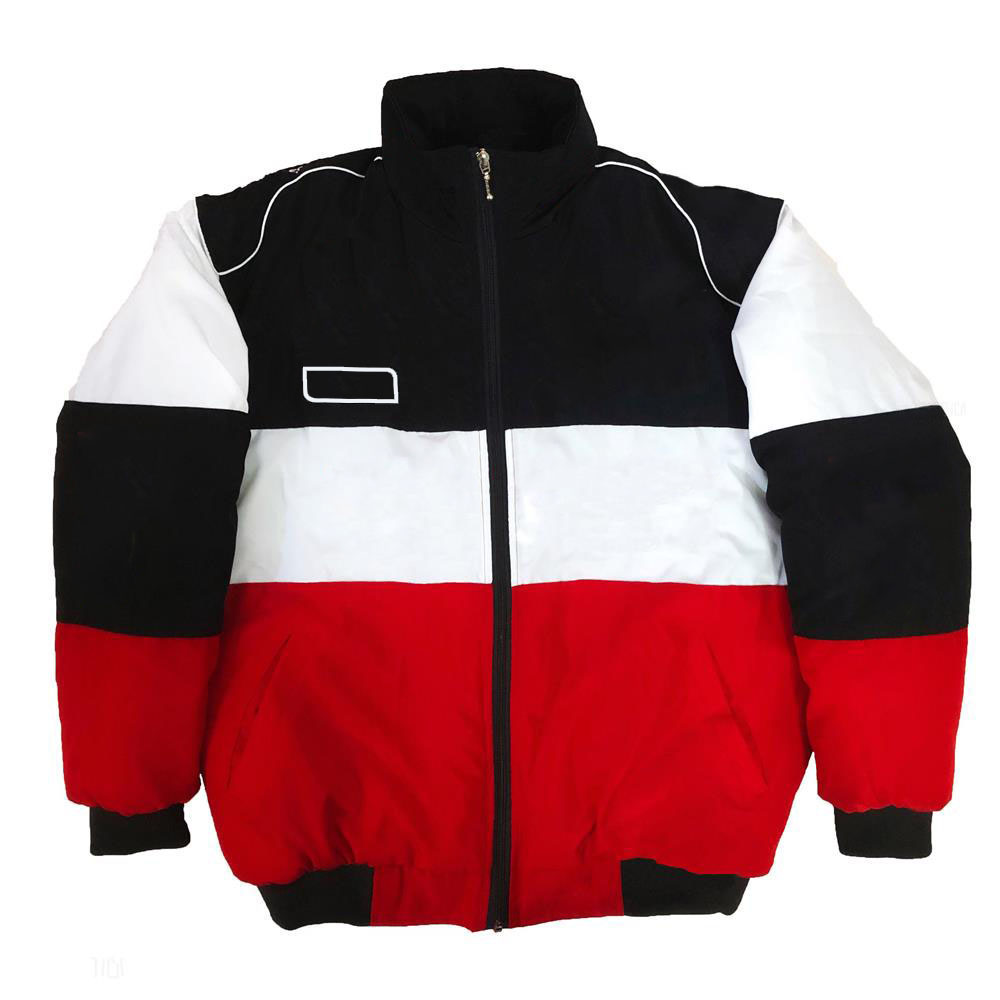 F1 racing car fans European American style cotton autumn and winter clothing full embroidered motorcycle riding jacket free shipping
