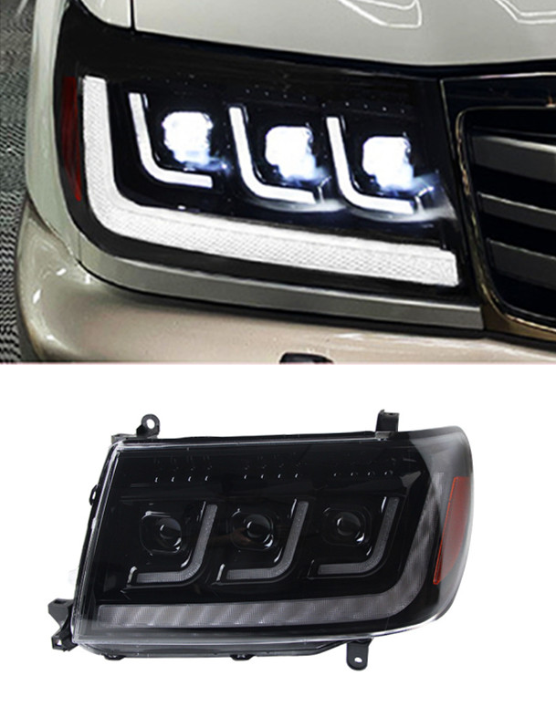 Car Headlights For Land Cruiser 1998-2007 LC100 Full LED Headlights 4700 DRL Daytime Lights LED Turn Signal Lamp