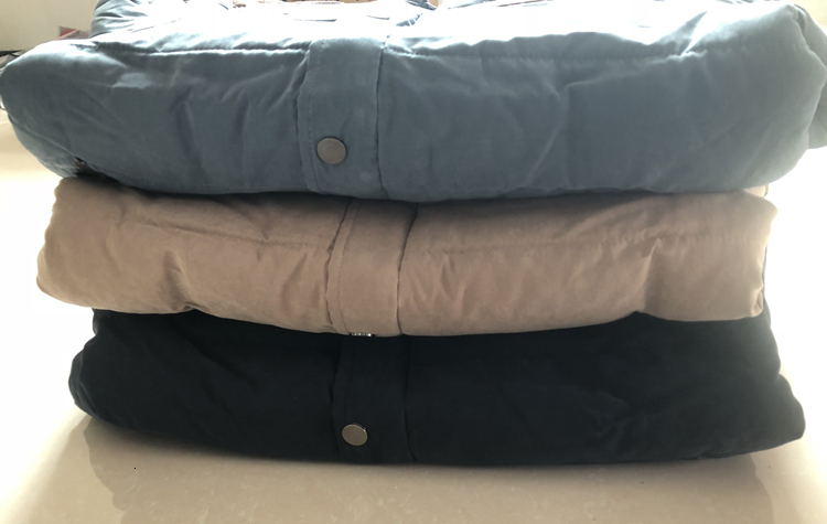 Men's Down Parkas DIMUSI Winter Jacket Men Warm Casual Parkas Cotton Stand Collar Winter Coats Male Padded Overcoat Outerwear Clothing4XL YA332 2