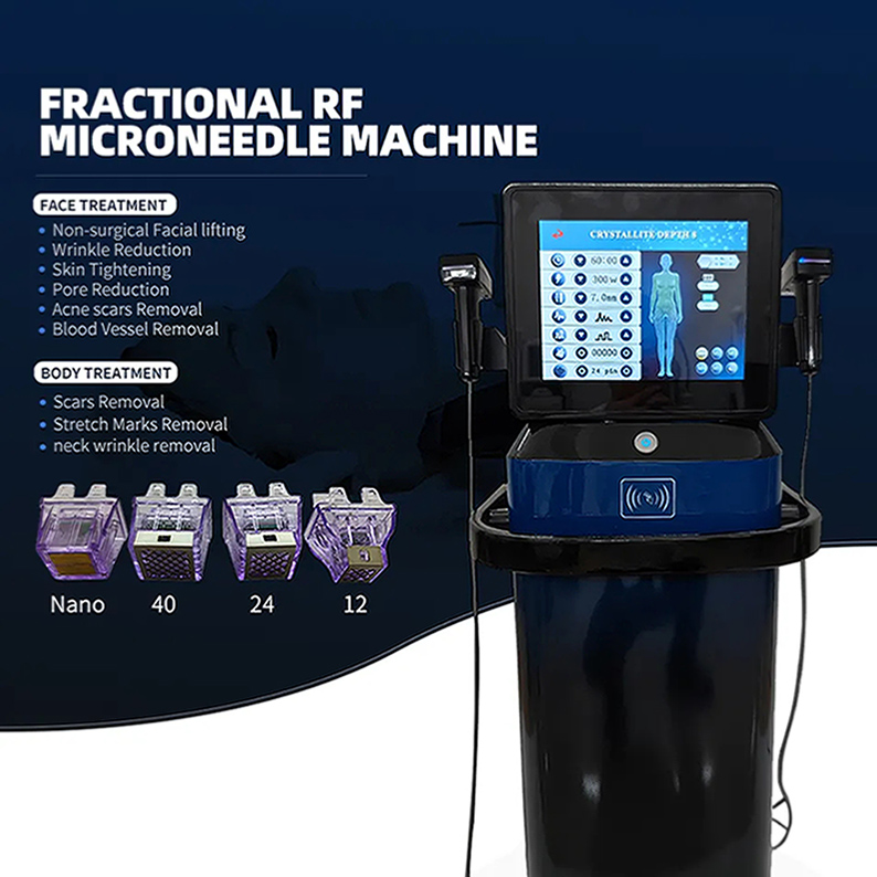 High Quality Glod Rf Crystallite Depth Merpheus 8 Machine Skin Tightening Fractional Microneedle Machine