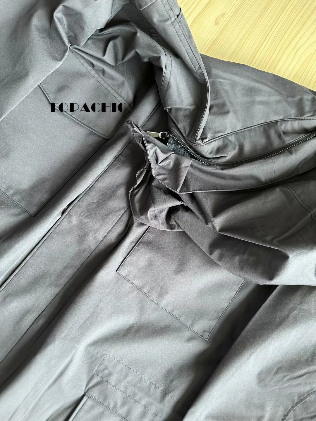 Men's Trench Coats 718 High Quality Hooded Coat for Men Casual Hat Detachable Drawstring Zipper 230912